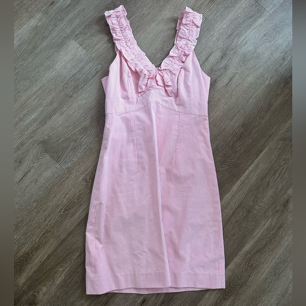 Lilly Pulitzer Ruffled Seersucker Dress
